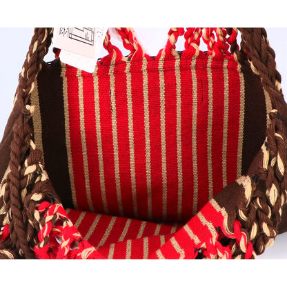 MARNI マルニ 【新品同様】SHMH0009A0 MARKET HAMMOCK BAG ストライプ マーケット ハンモックバッグ/ トートバッグ