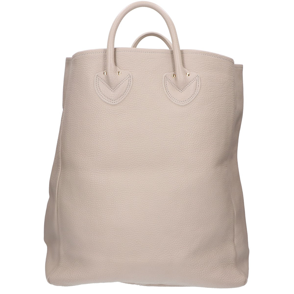 YOUNG＆OLSEN [Excellent condition] YO2201-GD003 EMBOSSED LEATHER TOTE L Embossed leather tote bag