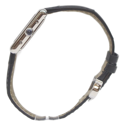Cartier カルティエ WSTA0071 タンクマスト ドゥ カルティエ/タンクマストSM 黒文字盤 SS クオーツ 腕時計