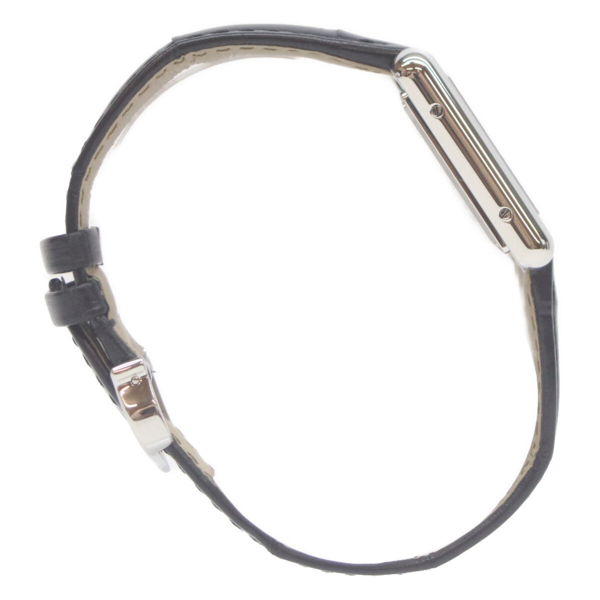 Cartier カルティエ WSTA0071 タンクマスト ドゥ カルティエ/タンクマストSM 黒文字盤 SS クオーツ 腕時計