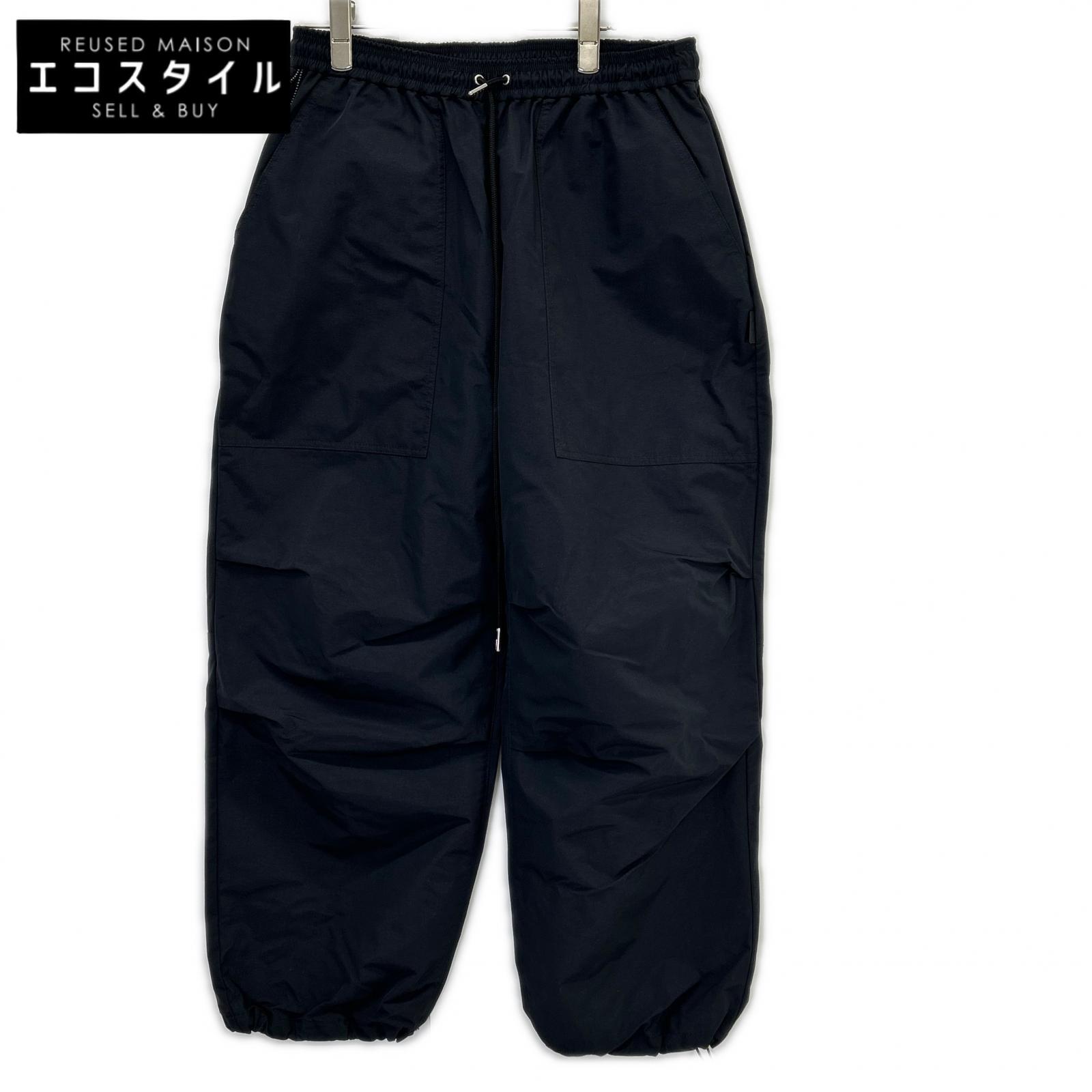 PWA プア P04C004-PT03 ブラック ナイロン POLYVALENT EASY PANTS/ポリバレント イージー パンツ ボトムス
