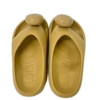 LOEWE ロエベ フォームスライド アナグラム ラバー トングサンダル シューズ