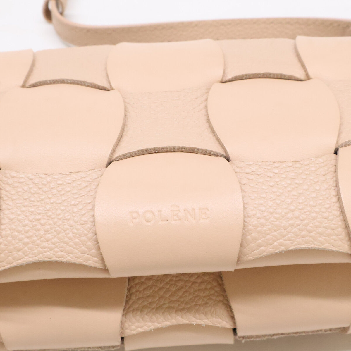 POLENE ポレーヌ 【美品】Neiti エディション デュオ デューン レザー ハンドバッグ