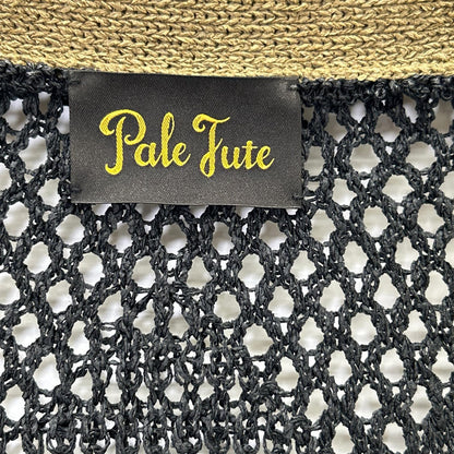 【SALE】 Pale Jute ペールジュート PJ-2023SS-19 ブラック メッシュニットロングカーディガン トップス
