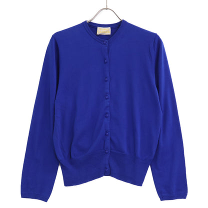 MAISON CARREE メゾンカレ MC-2021-00 ブルー コットンシルク Basic cardigan ニットカーディガン トップス