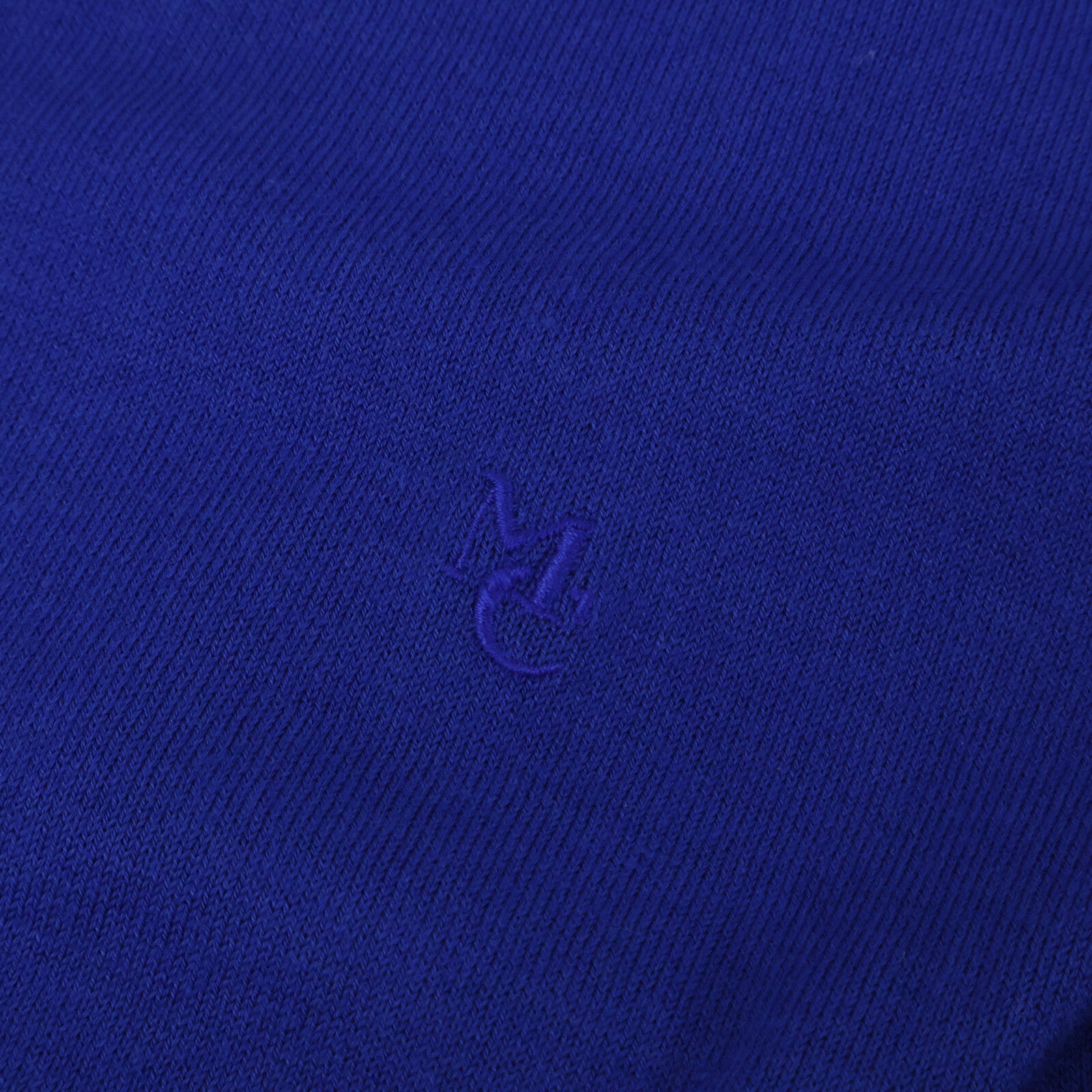 MAISON CARREE メゾンカレ MC-2021-00 ブルー コットンシルク Basic cardigan ニットカーディガン トップス
