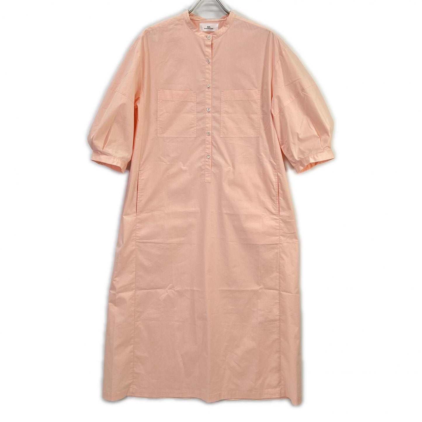 loin. ロワン 【×eclat】4LST0002 ピンク シャツワンピース ワンピース