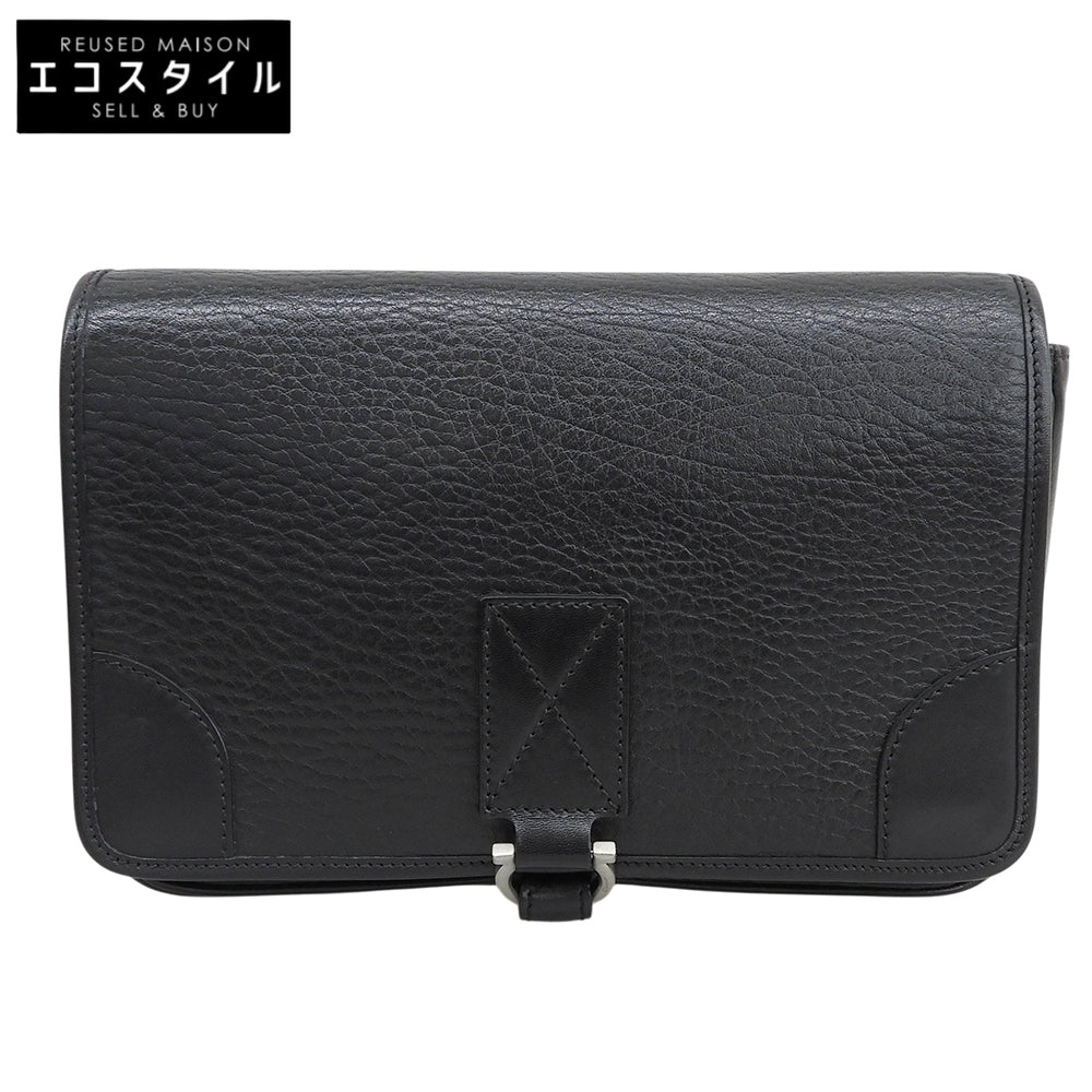 Salvatore Ferragamo サルヴァトーレフェラガモ レザー セカンドバッグ クラッチバッグ レディース ブラック セカンドバッグ クラッチバッグ
