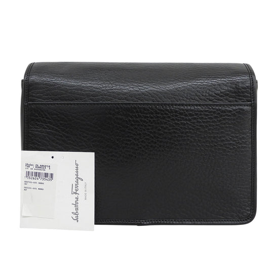 Salvatore Ferragamo サルヴァトーレフェラガモ レザー セカンドバッグ クラッチバッグ レディース ブラック セカンドバッグ クラッチバッグ