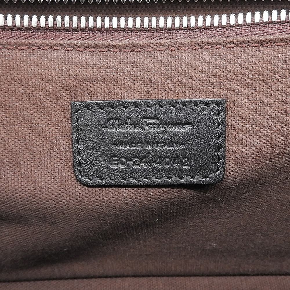 Salvatore Ferragamo サルヴァトーレフェラガモ レザー セカンドバッグ クラッチバッグ レディース ブラック セカンドバッグ クラッチバッグ