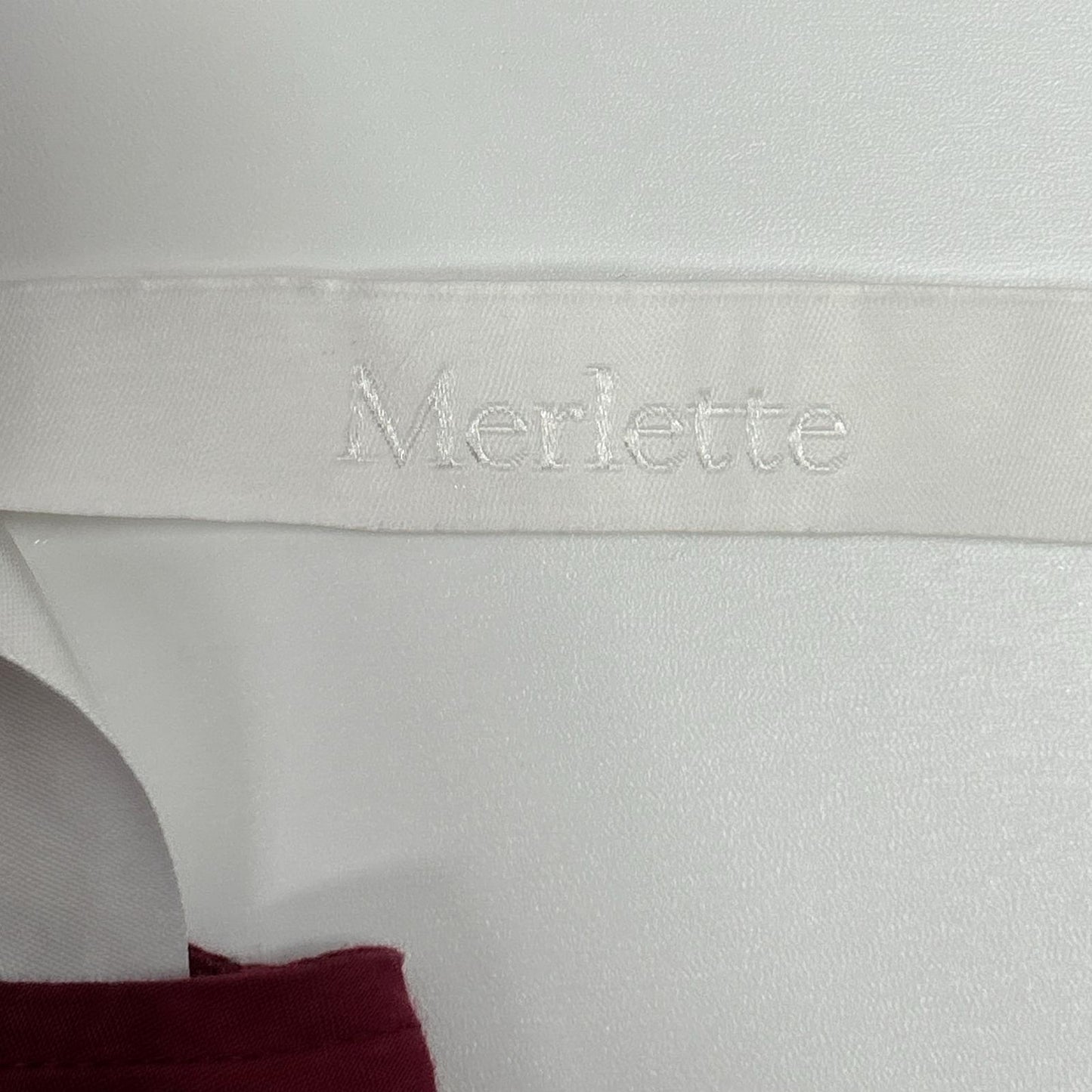 MERLETTE マーレット ボルドー ESSAOUIRA ティアードギャザー クルーネックワンピース ワンピース