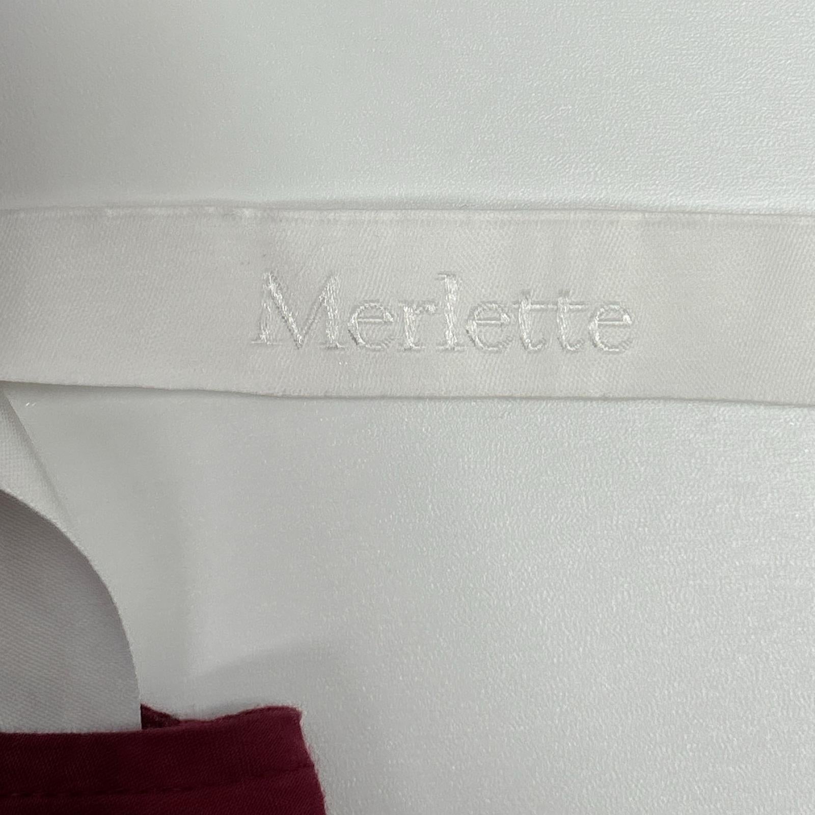 MERLETTE マーレット ボルドー ESSAOUIRA ティアードギャザー クルーネックワンピース ワンピース