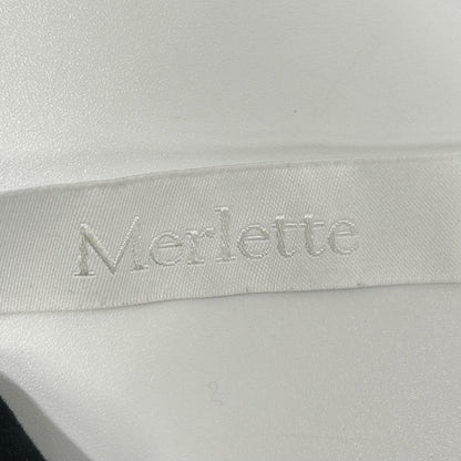 MERLETTE マーレット ブラック ティアードギャザー クルーネックワンピース ワンピース
