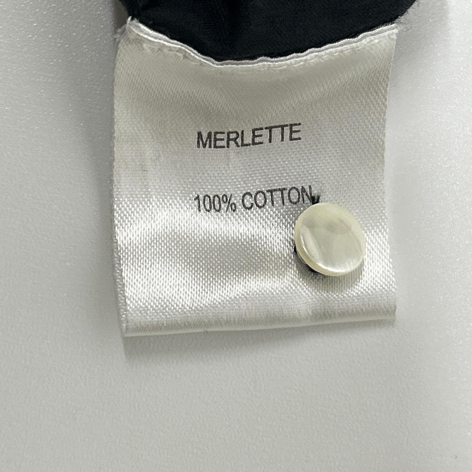 MERLETTE マーレット ブラック ティアードギャザー クルーネックワンピース ワンピース