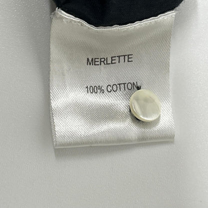 MERLETTE マーレット ブラック ティアードギャザー クルーネックワンピース ワンピース