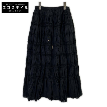 Pheeta フィータ ブラック Billi Skirt シャーリングギャザースカート スカート
