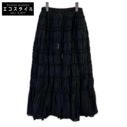 Pheeta フィータ ブラック Billi Skirt シャーリングギャザースカート スカート