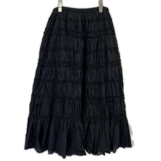 Pheeta フィータ ブラック Billi Skirt シャーリングギャザースカート スカート