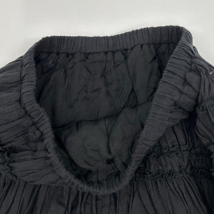 Pheeta フィータ ブラック Billi Skirt シャーリングギャザースカート スカート