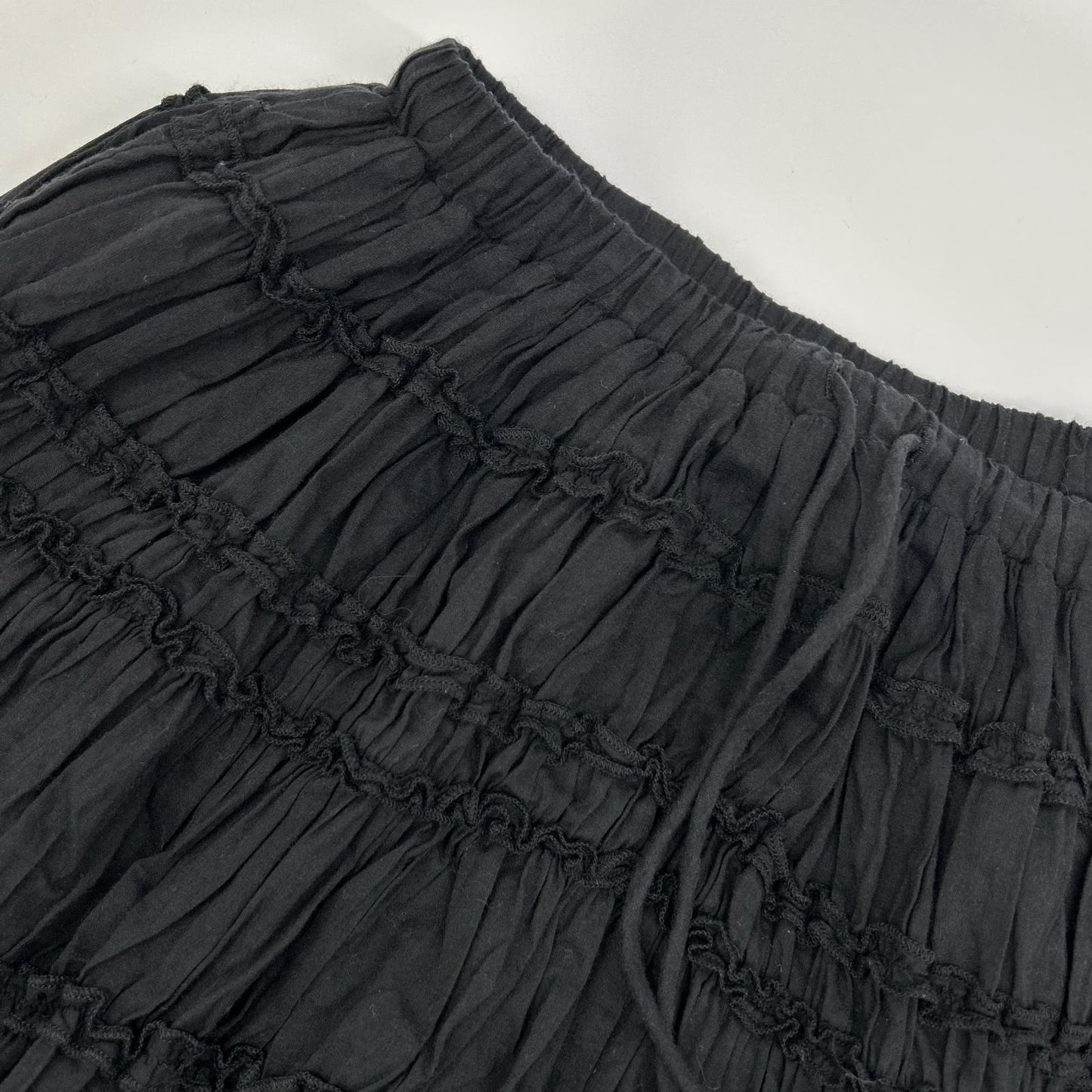 Pheeta フィータ ブラック Billi Skirt シャーリングギャザースカート スカート