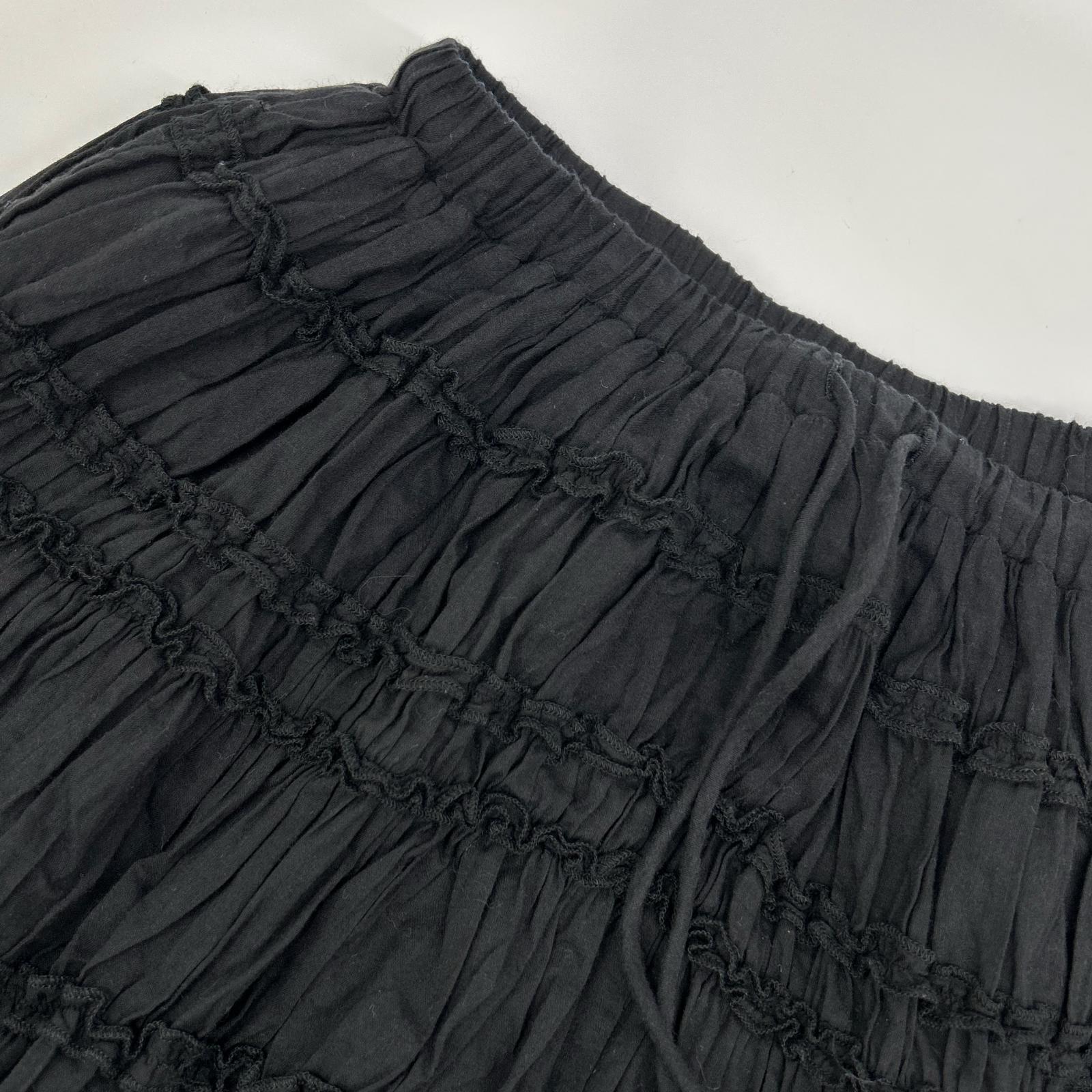 Pheeta フィータ ブラック Billi Skirt シャーリングギャザースカート スカート