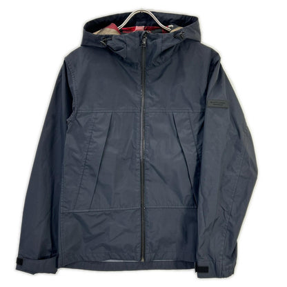 BLACK LABEL CRESTBRIDGE ブラックレーベルクレストブリッジ ブラック フード裏チェック ナイロン マウンテンパーカー トップス