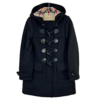 BURBERRY BRIT バーバリーブリット 3915587 ブラック フーディダッフルコート コート