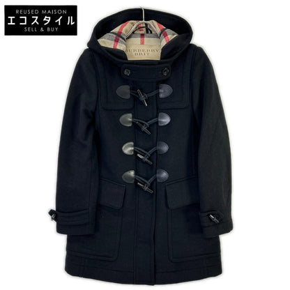 BURBERRY BRIT バーバリーブリット 3915587 ブラック フーディダッフルコート コート