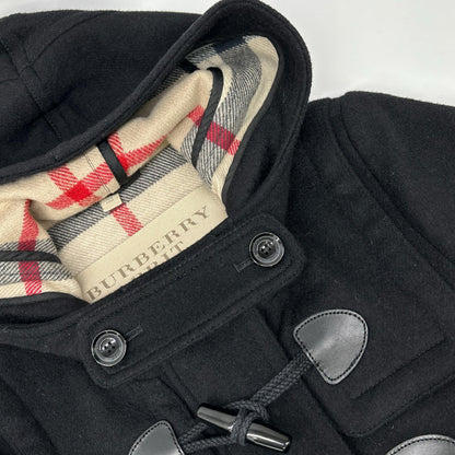BURBERRY BRIT バーバリーブリット 3915587 ブラック フーディダッフルコート コート