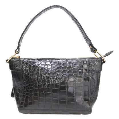 BEAUGRAND ボーグラン 【美品】JRA ソフトクロコダイル タッセル付 2WAYショルダー トートバッグ