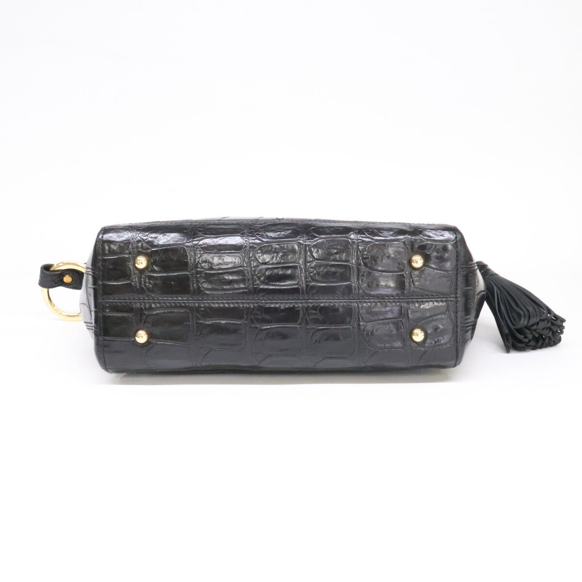 BEAUGRAND ボーグラン 【美品】JRA ソフトクロコダイル タッセル付 2WAYショルダー トートバッグ