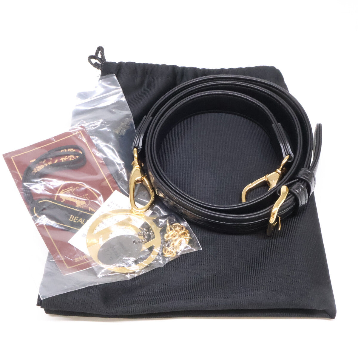 BEAUGRAND ボーグラン 【美品】JRA ソフトクロコダイル タッセル付 2WAYショルダー トートバッグ