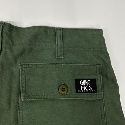 Brooks Brothers ブルックスブラザーズ 【×GUNG HO】カーキ コットン ファティーグトラウザーズ ボトムス