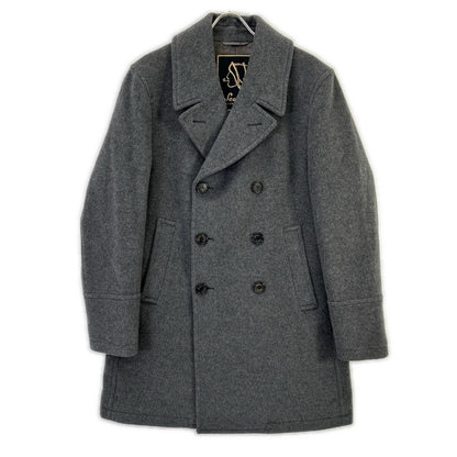 Sealup 50092-7627 Mid-gray GIACCONE GENOVA PEACOAT long peacoat