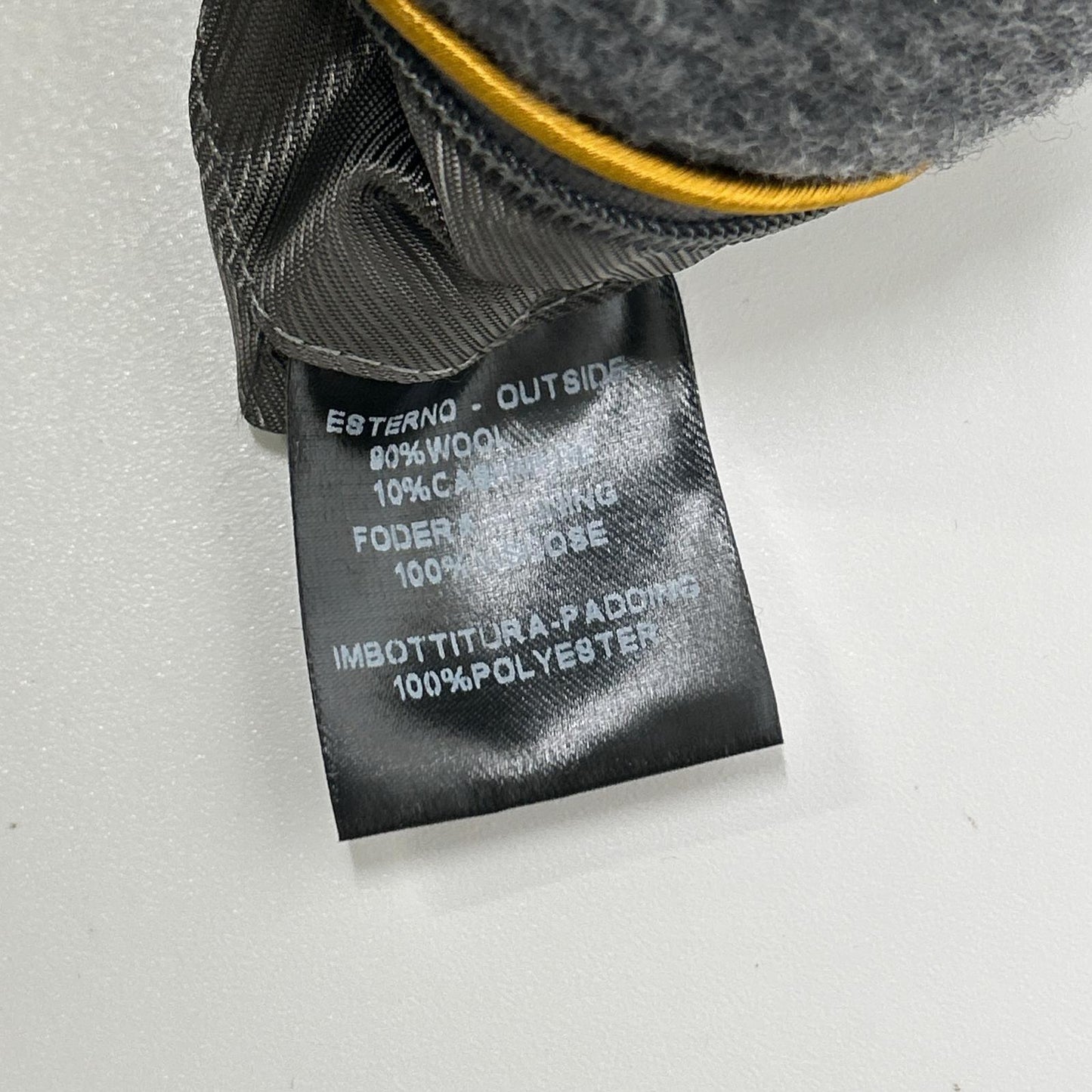 Sealup 50092-7627 Mid-gray GIACCONE GENOVA PEACOAT long peacoat