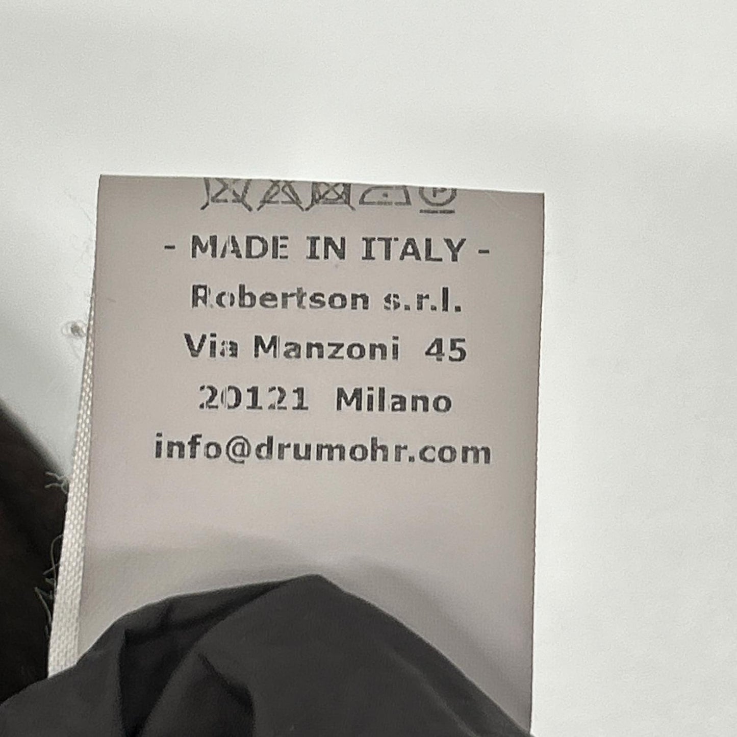 Drumohr ドルモア ブラウン ウール ダブルブレストピーコート コート