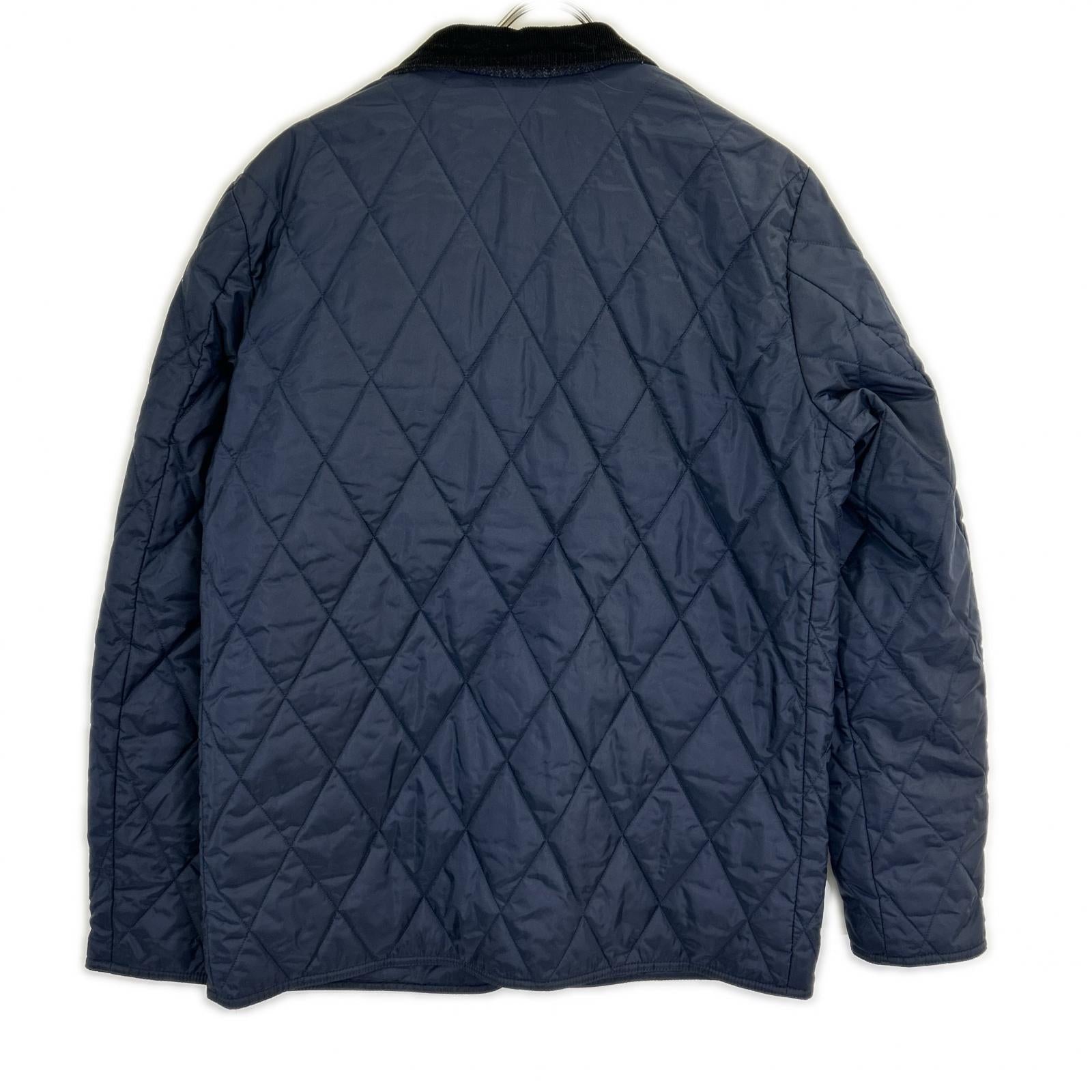 Fay Fay navy color-blocked nylon quilted jacket jacket