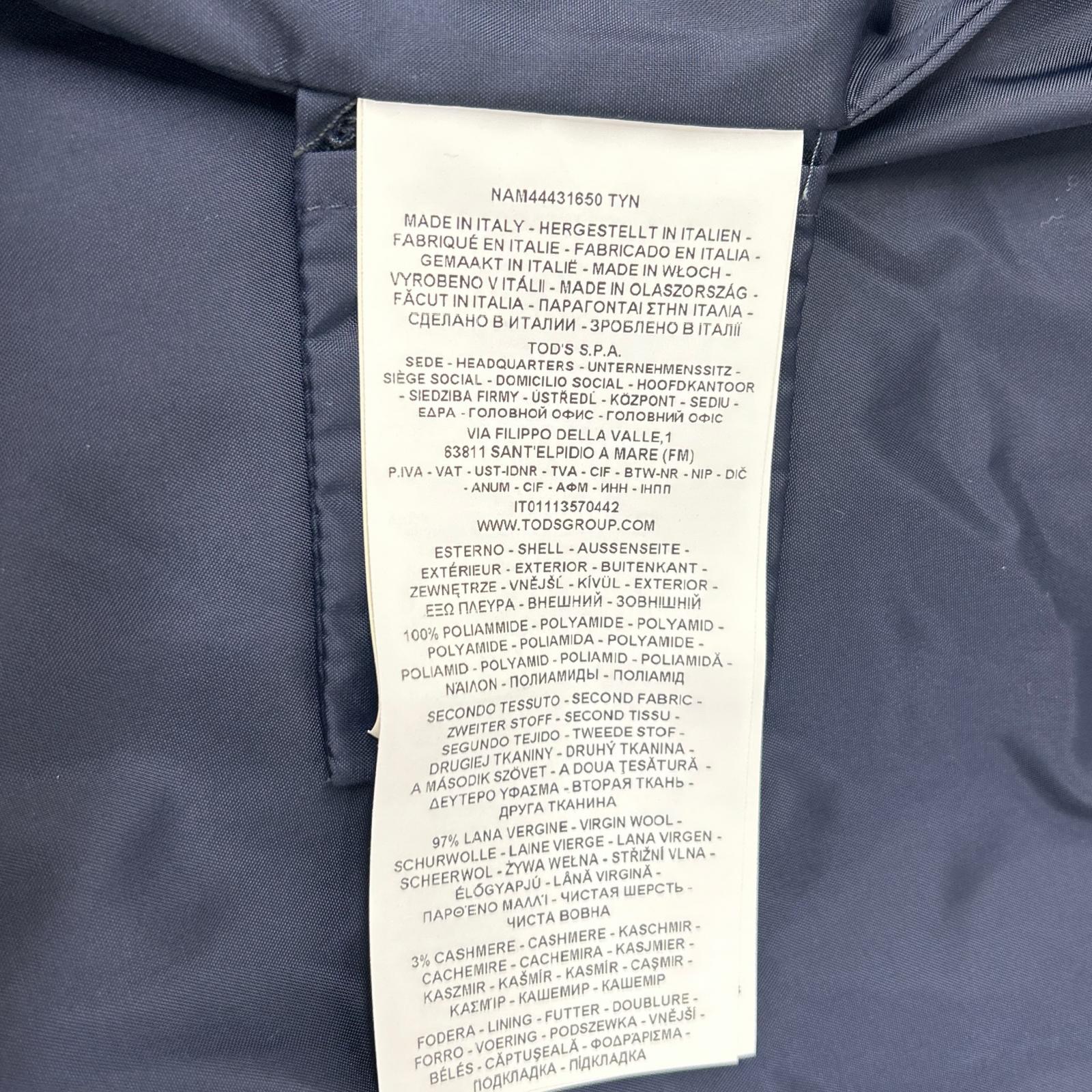 Fay Fay navy color-blocked nylon quilted jacket jacket