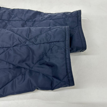 Fay Fay navy color-blocked nylon quilted jacket jacket