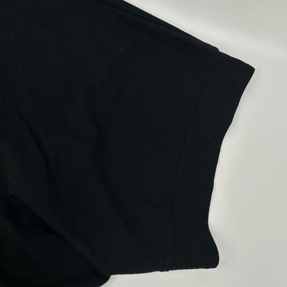 YOHJI YAMAMOTO +NOIR ヨウジヤマモトプリュスノアール 11SS NO-T11-071 ブラック コットン バックボタン ドルマンスリーブブラウス トップス