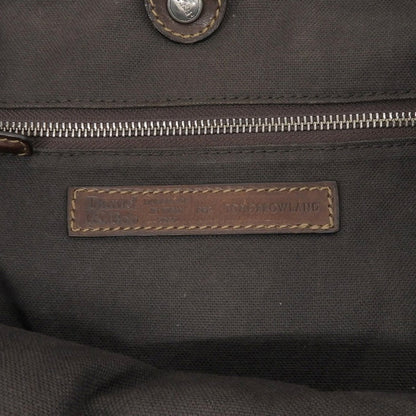 Daniel&Bob ダニエル＆ボブ クロドーロ クロコ柄 コーティングキャンバス 2WAY トート ショルダー グレー×ブラウン ハンドバッグ
