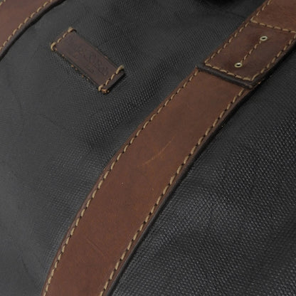 Daniel&Bob ダニエル＆ボブ クロドーロ クロコ柄 コーティングキャンバス 2WAY トート ショルダー グレー×ブラウン ハンドバッグ