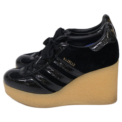GUCCI グッチ ｘadidas アディダス【美品】725627 GAZELLE ガゼル レザーｘスエード 厚底スニーカー シューズ