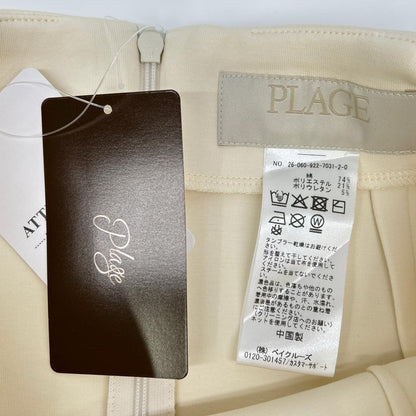 Plage プラージュ 26年製 ホワイト air jersey tight スカート スカート