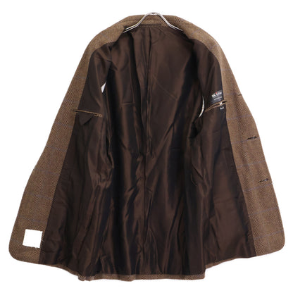 Kiton キートン 【美品】ヘリンボーン カシミヤ100％ 段返り3Bテーラードジャケット ジャケット