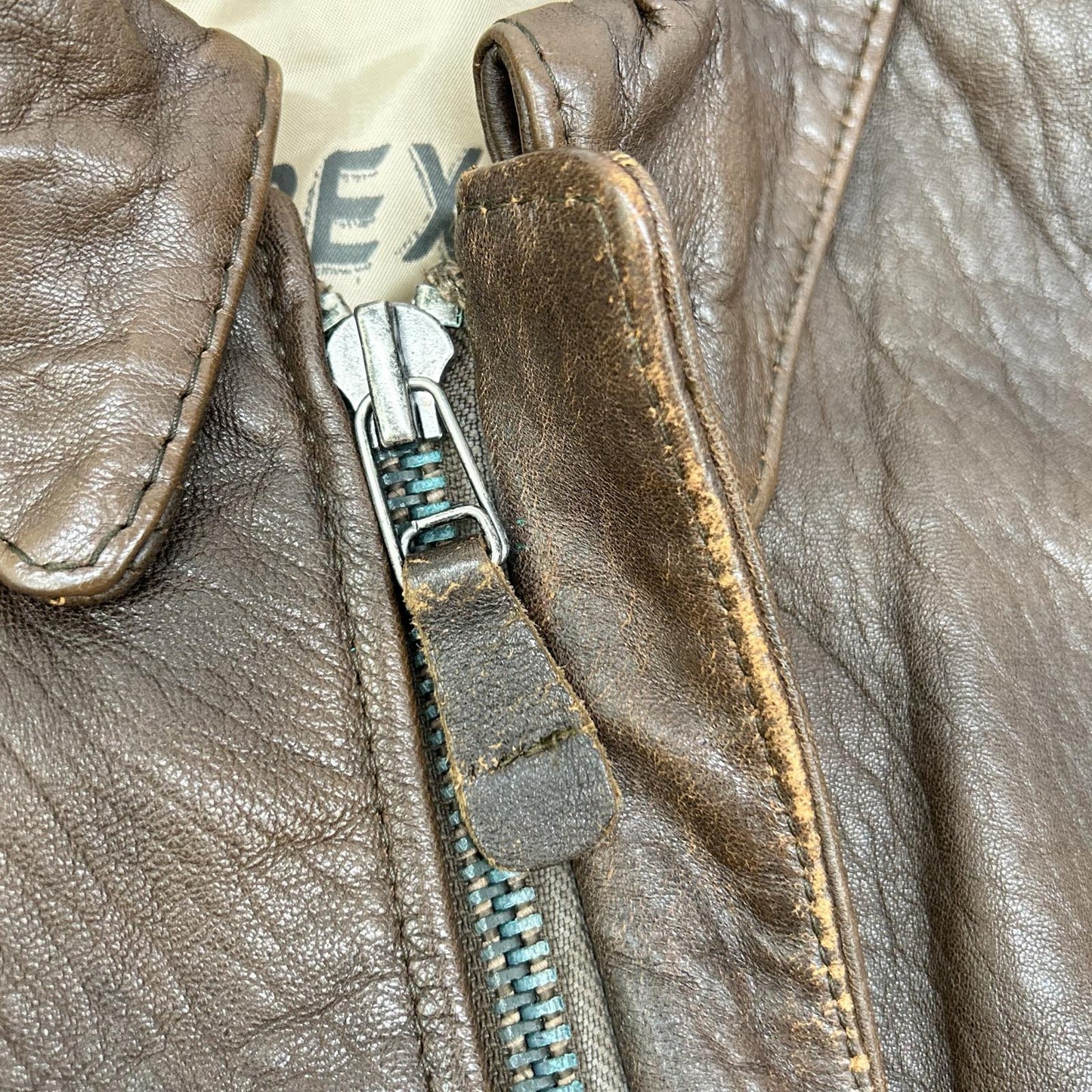 AVIREX Avirex 1978-01 Brown TYPE A-2 Leather Flight Jacket Jacket