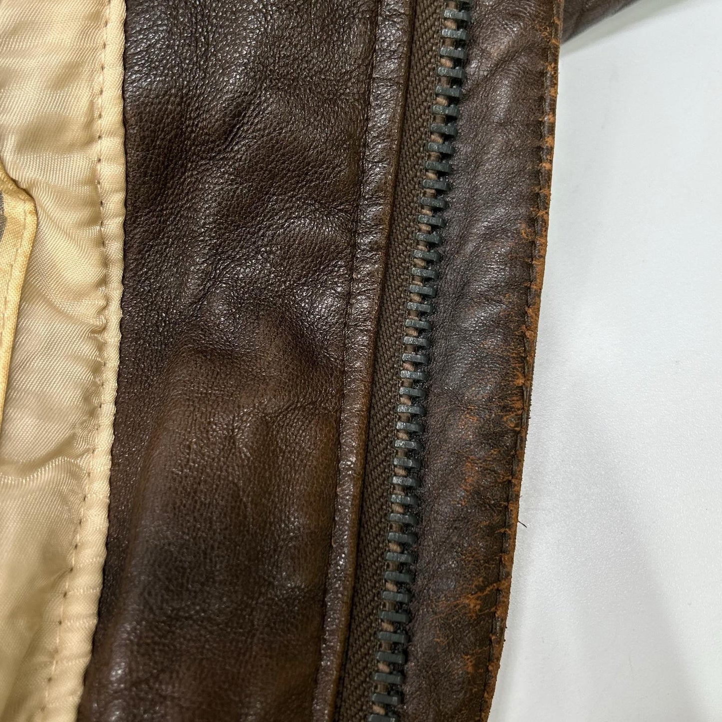AVIREX Avirex 1978-01 Brown TYPE A-2 Leather Flight Jacket Jacket