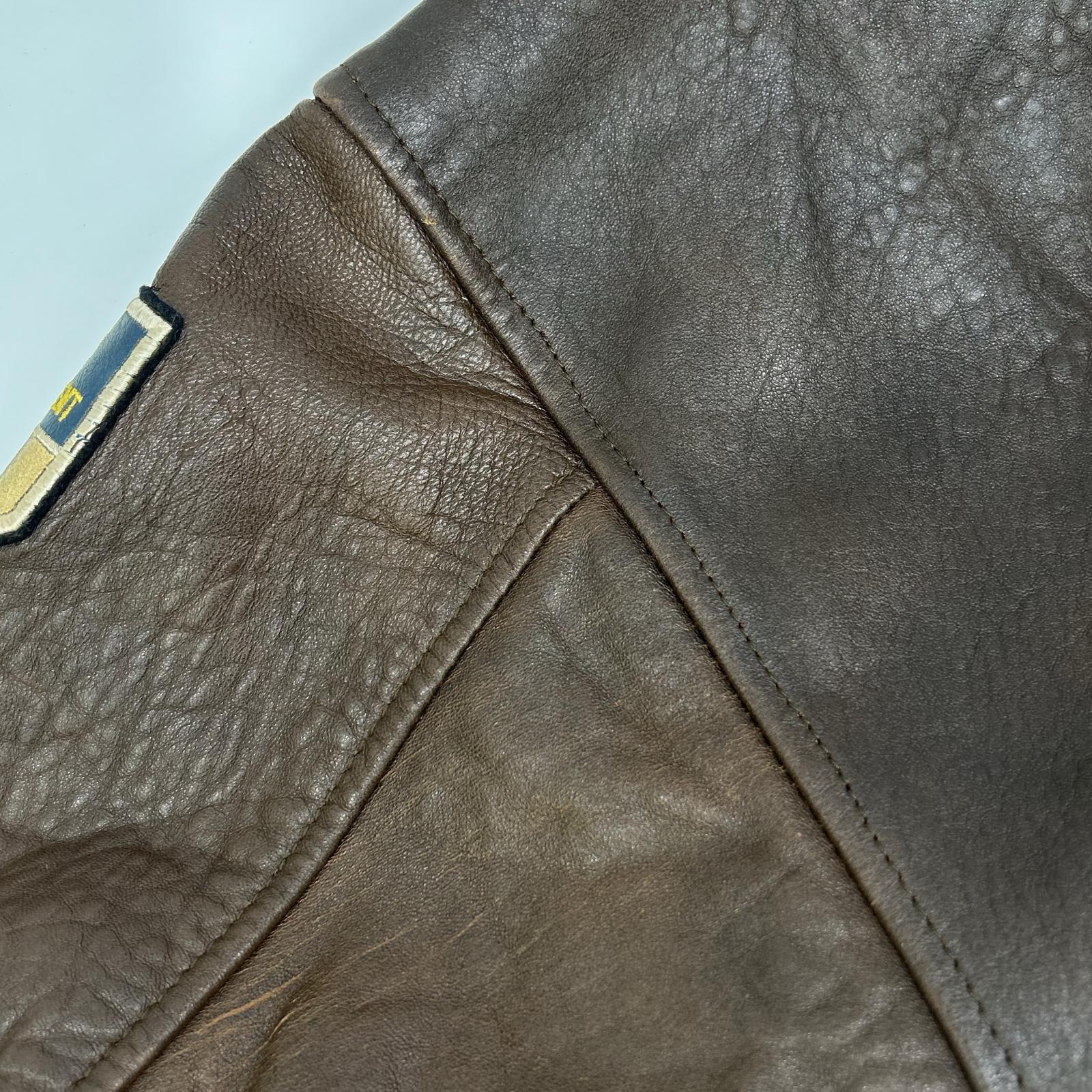 AVIREX Avirex 1978-01 Brown TYPE A-2 Leather Flight Jacket Jacket