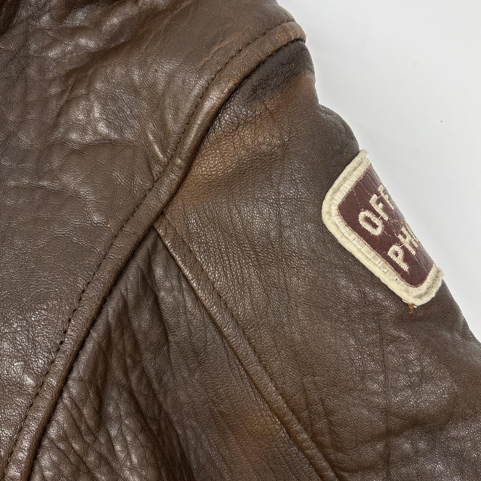 AVIREX Avirex 1978-01 Brown TYPE A-2 Leather Flight Jacket Jacket