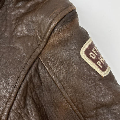 AVIREX Avirex 1978-01 Brown TYPE A-2 Leather Flight Jacket Jacket